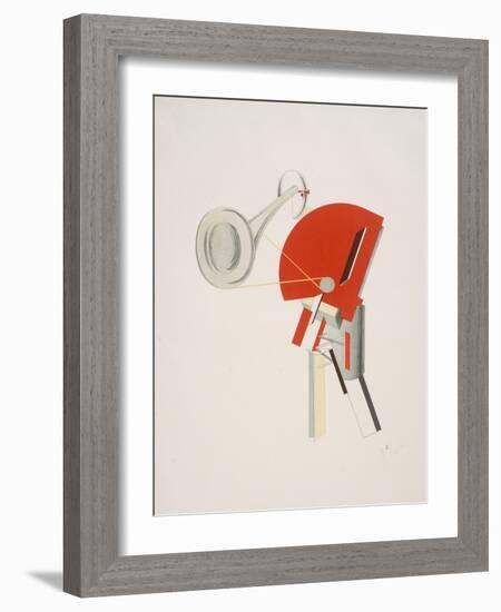 Victory Over the Sun, 2. The Announcer-El Lissitzky-Framed Giclee Print