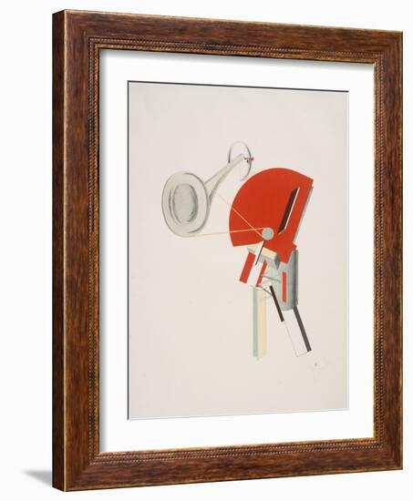 Victory Over the Sun, 2. The Announcer-El Lissitzky-Framed Giclee Print