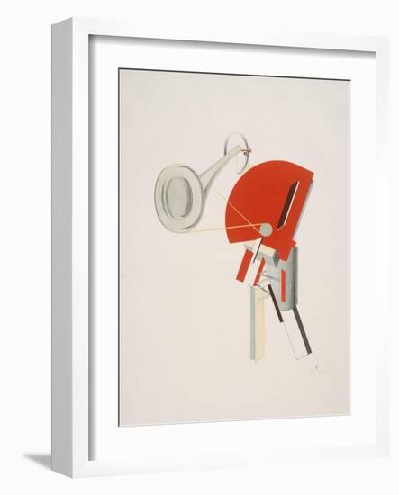 Victory Over the Sun, 2. The Announcer-El Lissitzky-Framed Giclee Print
