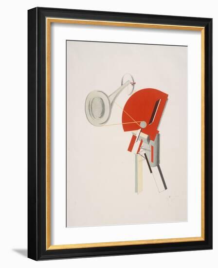 Victory Over the Sun, 2. The Announcer-El Lissitzky-Framed Giclee Print