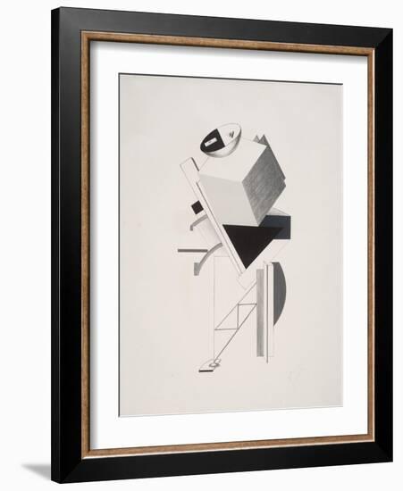 Victory Over the Sun, 3. Sentry-El Lissitzky-Framed Giclee Print