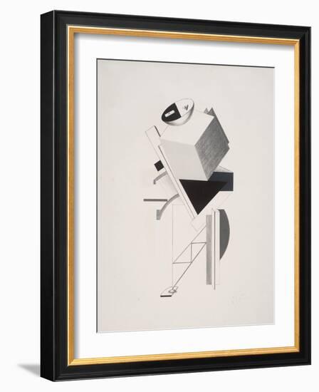 Victory Over the Sun, 3. Sentry-El Lissitzky-Framed Giclee Print