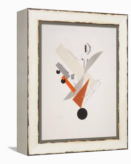 Victory Over the Sun, 5. Globetrotter (in Time)-El Lissitzky-Framed Premier Image Canvas