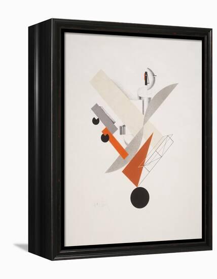 Victory Over the Sun, 5. Globetrotter (in Time)-El Lissitzky-Framed Premier Image Canvas