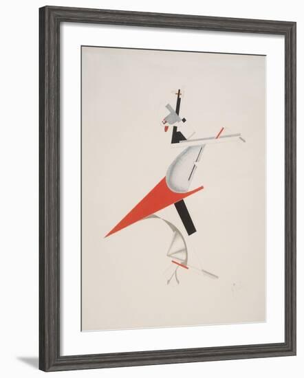 Victory Over the Sun, 7. Troublemaker-El Lissitzky-Framed Giclee Print