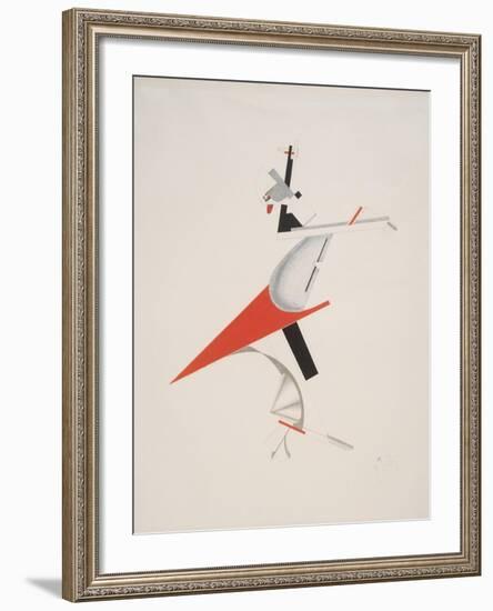 Victory Over the Sun, 7. Troublemaker-El Lissitzky-Framed Giclee Print