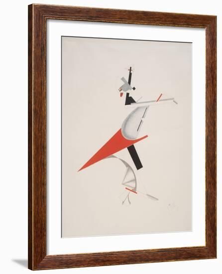 Victory Over the Sun, 7. Troublemaker-El Lissitzky-Framed Giclee Print