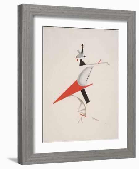 Victory Over the Sun, 7. Troublemaker-El Lissitzky-Framed Giclee Print