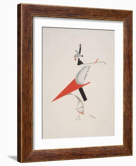 Victory Over the Sun, 7. Troublemaker-El Lissitzky-Framed Giclee Print