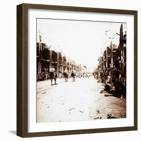 Victory parade, Paris, France, c1918-c1919-Unknown-Framed Photographic Print