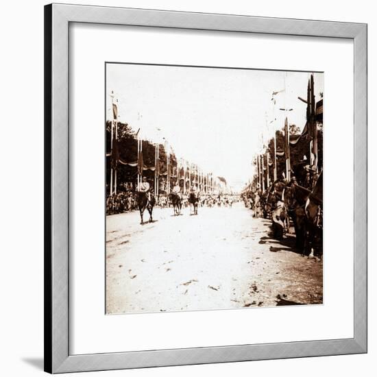 Victory parade, Paris, France, c1918-c1919-Unknown-Framed Photographic Print