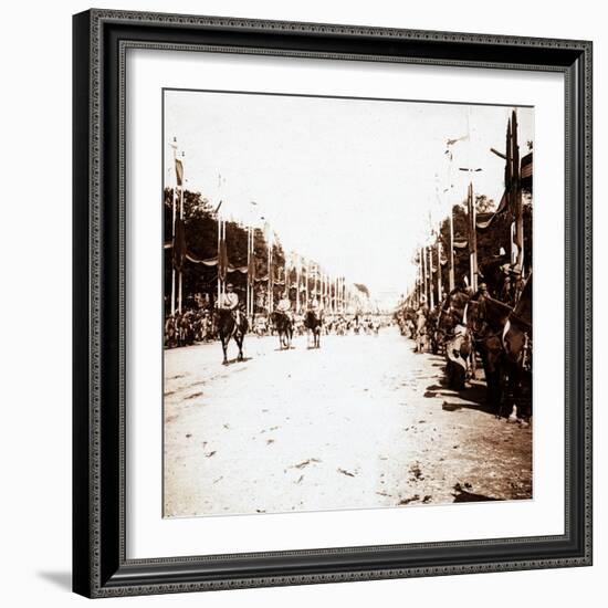 Victory parade, Paris, France, c1918-c1919-Unknown-Framed Photographic Print