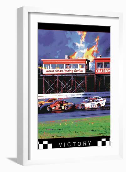 Victory - Racing-Unknown Unknown-Framed Art Print