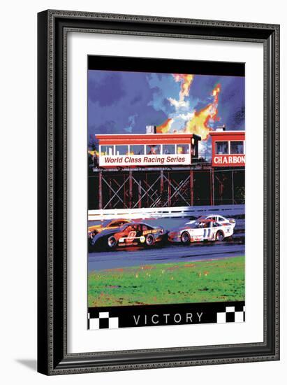 Victory - Racing-Unknown Unknown-Framed Art Print