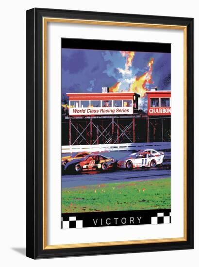 Victory - Racing-Unknown Unknown-Framed Art Print