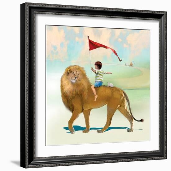 Victory Street-Nancy Tillman-Framed Art Print