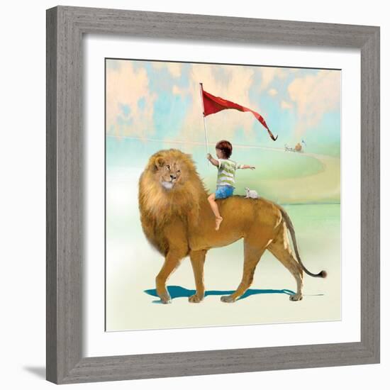 Victory Street-Nancy Tillman-Framed Premium Giclee Print