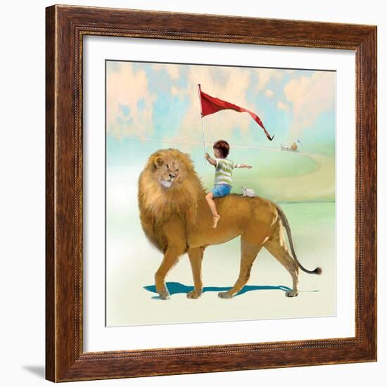 Victory Street-Nancy Tillman-Framed Premium Giclee Print