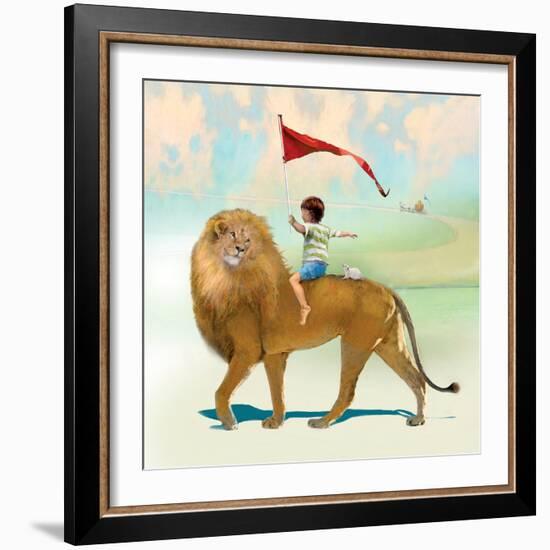 Victory Street-Nancy Tillman-Framed Premium Giclee Print