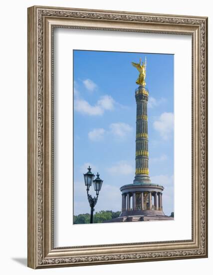 Victory Tower Siegessaule in City Center, Berlin, Germany-Bill Bachmann-Framed Photographic Print