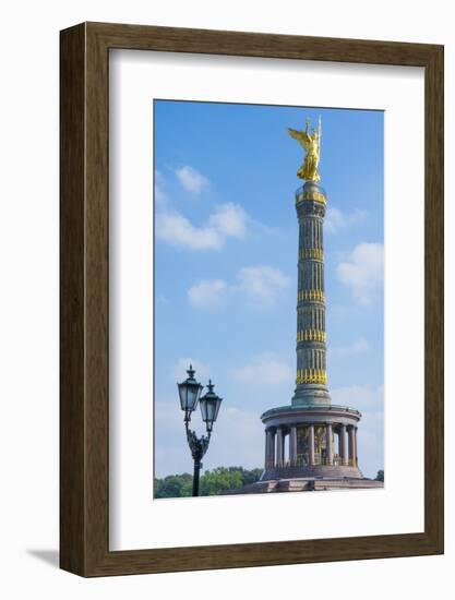 Victory Tower Siegessaule in City Center, Berlin, Germany-Bill Bachmann-Framed Photographic Print