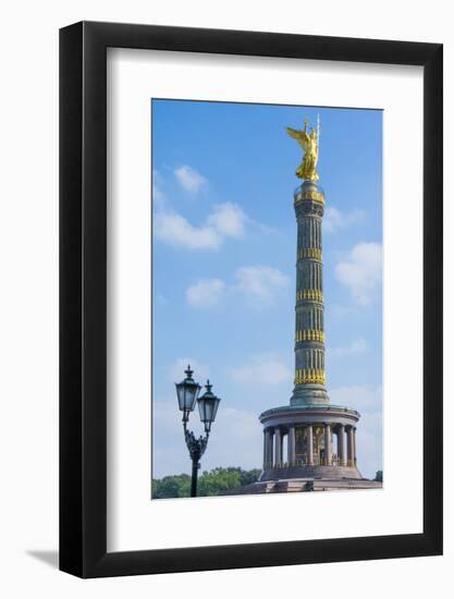 Victory Tower Siegessaule in City Center, Berlin, Germany-Bill Bachmann-Framed Photographic Print