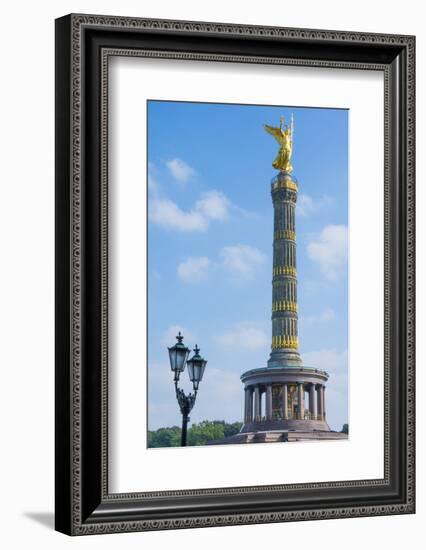 Victory Tower Siegessaule in City Center, Berlin, Germany-Bill Bachmann-Framed Photographic Print