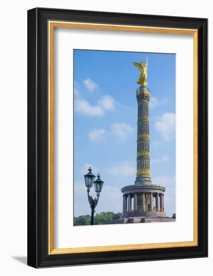 Victory Tower Siegessaule in City Center, Berlin, Germany-Bill Bachmann-Framed Photographic Print