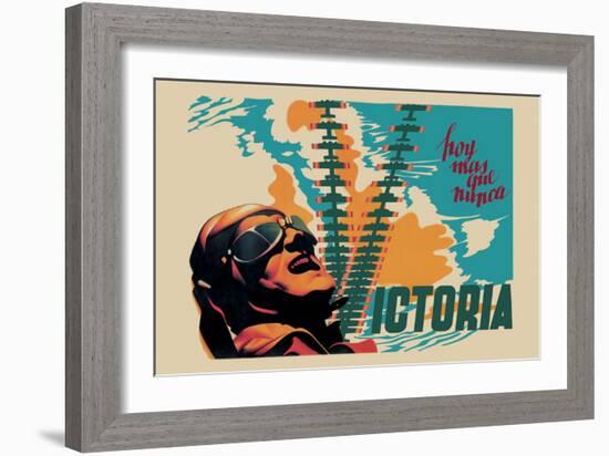 Victory-Josep Renau Montoro-Framed Art Print