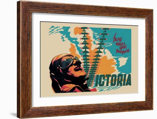 Victory-Josep Renau Montoro-Framed Art Print