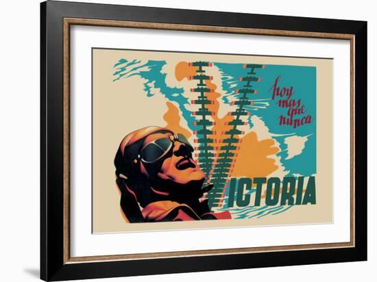 Victory-Josep Renau Montoro-Framed Art Print