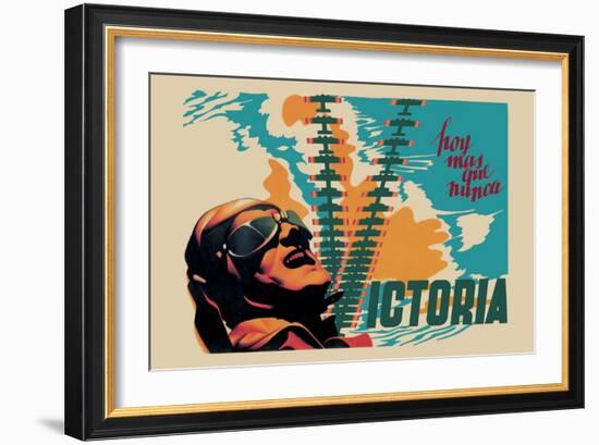 Victory-Josep Renau Montoro-Framed Art Print