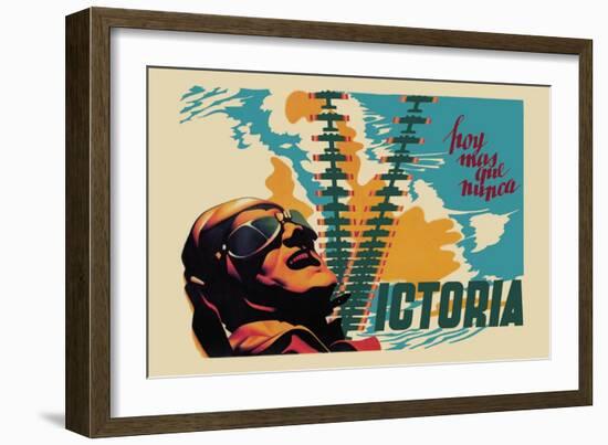 Victory-Josep Renau Montoro-Framed Art Print