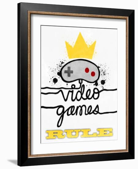 Video Games Rule-Marcus Prime-Framed Premium Giclee Print