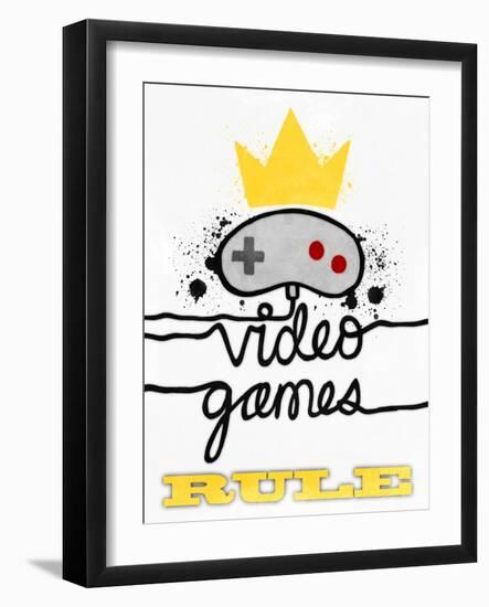 Video Games Rule-Marcus Prime-Framed Premium Giclee Print