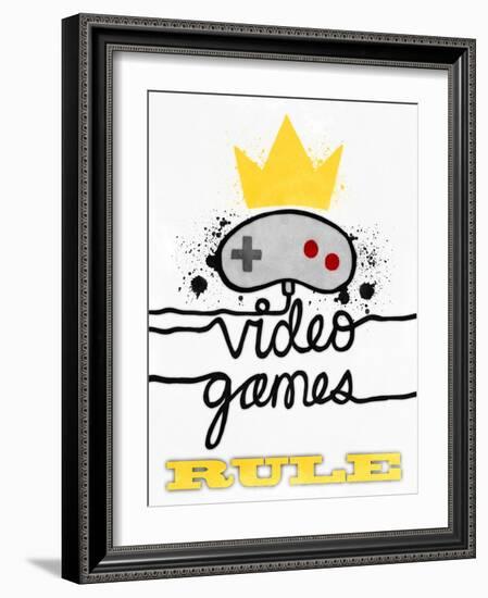 Video Games Rule-Marcus Prime-Framed Premium Giclee Print