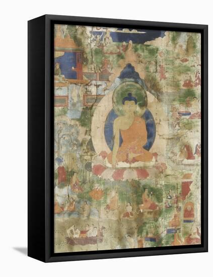 Vie de Budha-null-Framed Premier Image Canvas