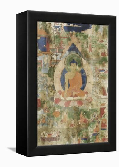 Vie de Budha-null-Framed Premier Image Canvas