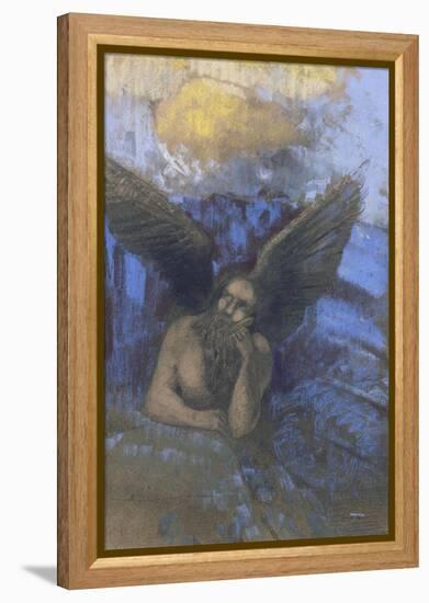 Vieil ange-Odilon Redon-Framed Premier Image Canvas