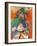 Vieil Homme Assis Mougins, c.1970-Pablo Picasso-Framed Art Print