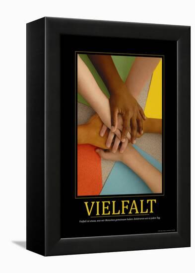 Vielfalt (German Translation)-null-Framed Stretched Canvas