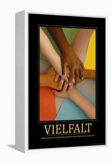 Vielfalt (German Translation)-null-Framed Stretched Canvas