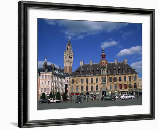 Vielle Bourse on the Grand Place in the City of Lille in Nord Pas De Calais, France, Europe-Nelly Boyd-Framed Photographic Print