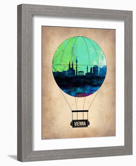 Vienna Air Balloon-NaxArt-Framed Art Print