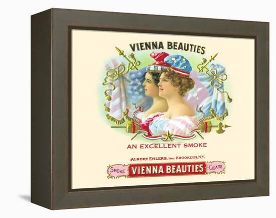 Vienna Beauties-Consolidated Lithographing Co.-Framed Stretched Canvas