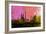 Vienna City Skyline-NaxArt-Framed Art Print