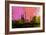 Vienna City Skyline-NaxArt-Framed Art Print