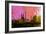 Vienna City Skyline-NaxArt-Framed Art Print