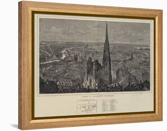 Vienna in 1873, Looking North-East-Henry William Brewer-Framed Premier Image Canvas