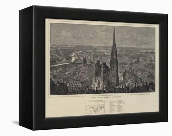 Vienna in 1873, Looking North-East-Henry William Brewer-Framed Premier Image Canvas